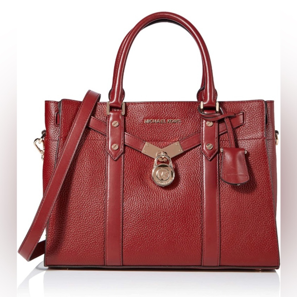 NWOT Michael Kors Hamilton Nouveau bag in Brandy (cognac/warm brown) NEW &unused